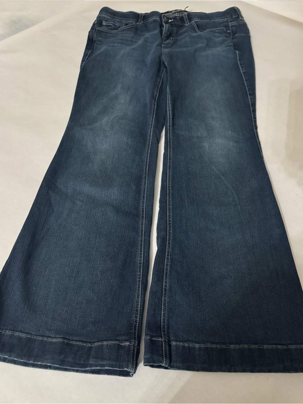 Torrid Dark Blue Wide Leg Flare Jeans |18| - Picture 3 of 10